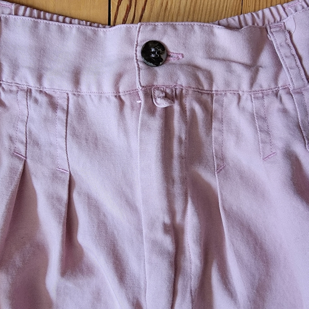 Anne Pinkerton Pale Pink Pleated Trousers